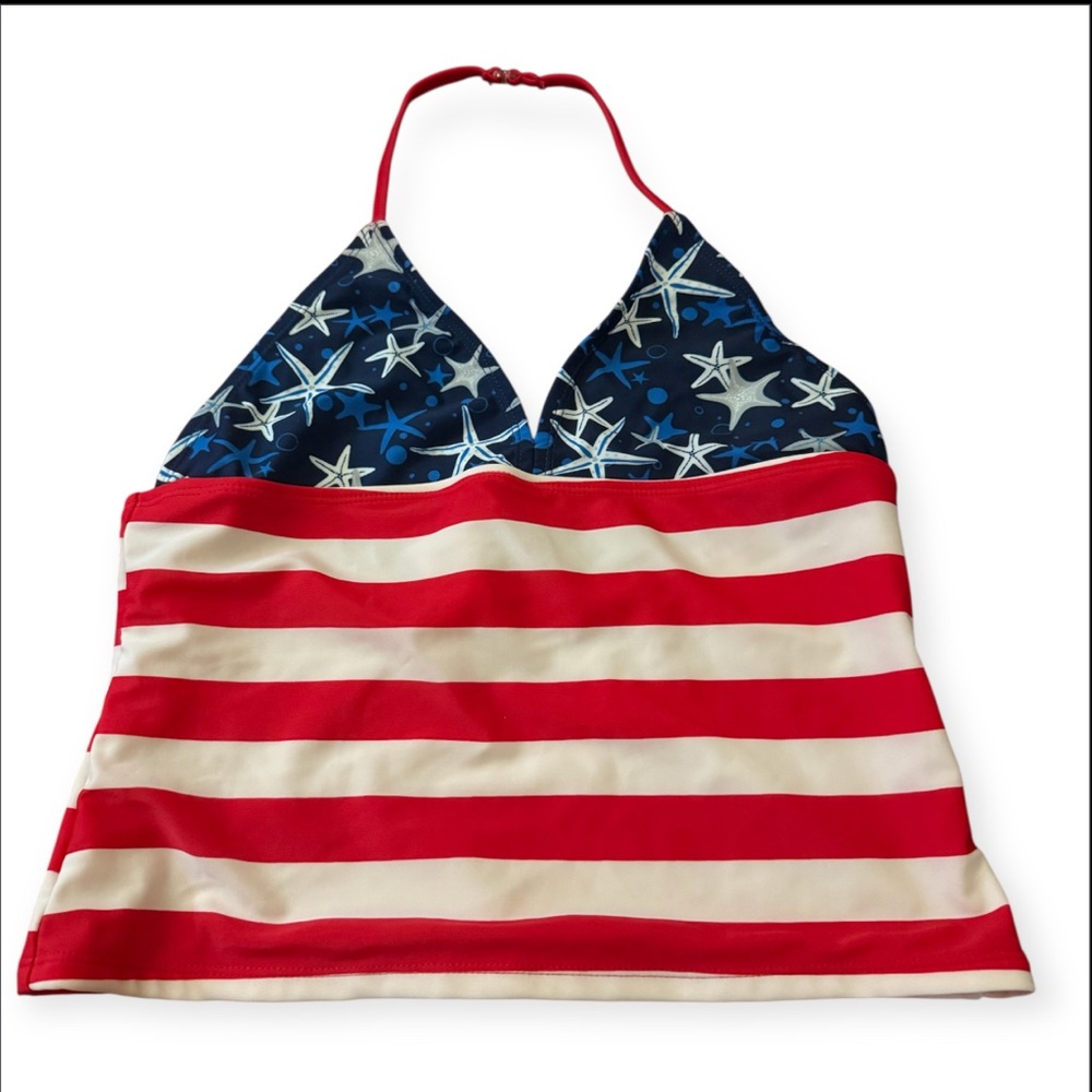 H&M Red, White, and Blue Star One Piece